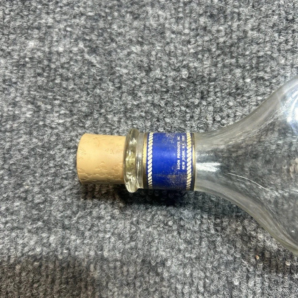 Vintage Avon Captain's Pride Oland Aftershave Empty Bottle with Stand in Box